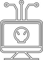 Hacker-Vektor-Symbol vektor