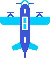 Wasserflugzeug Vektor Symbol