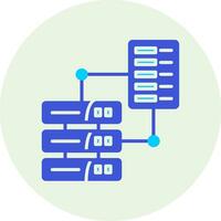 Vektorsymbol für die Datenübertragung vektor