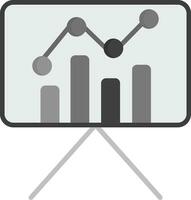 Statistiken Präsentation Vektor Symbol