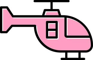 Hubschrauber-Vektor-Symbol vektor