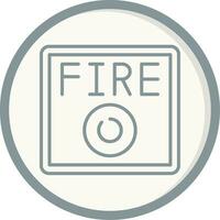 Feueralarm-Vektorsymbol vektor