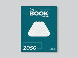 korporativ Buch Startseite Design Vorlage im a4.minimalistisch und modern Buch Startseite Vektor
