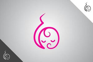 Mutter und Baby Symbol. Babys, Kindertagesstätte und Erziehung Logo Identität Vorlage. perfekt Logo zum Geschäft verbunden zu Kindertagesstätte und Erziehung Symbol Geschäft. isoliert Hintergrund. Vektor eps 10.