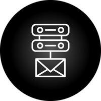 Email Server Vektor Symbol