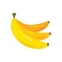 Vektor Banane frisch Obst Symbol isoliert Design