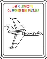 Zeichnung Vektor Bild Flugzeug