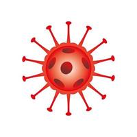 Covid 19 Coronavirus-Krankheitsausbruch-Symbol isoliert vektor