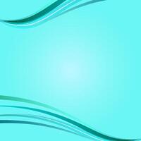 abstrakter blauer Hintergrund mit Wellenlinien. Vektorillustration für Ihr Design vektor