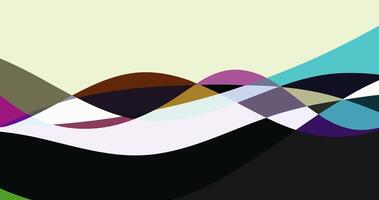 abstrakt elegant Kurve Hintergrund mit klassisch beschwingt Farbe vektor
