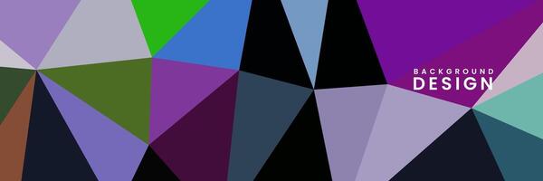 abstrakt elegant Hintergrund mit Dreiecke und klassisch beschwingt Farbe vektor