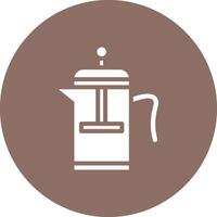 Kaffee Drücken Sie Vektor Symbol