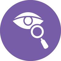 Auge Untersuchung Vektor Symbol