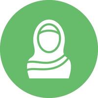 Hijab-Vektorsymbol vektor