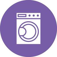 smart tvättning maskin vektor ikon