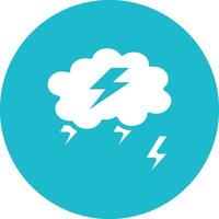 Gewitter Vektor Symbol