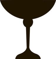 Wein Glas Toast Symbol Ranke Vektor Illustration