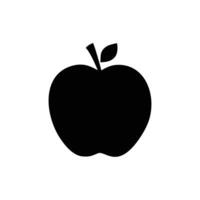 Apfel Vektor Symbol zum Netz