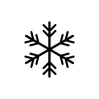 Schneeflocke Symbol Zeichen Vektor