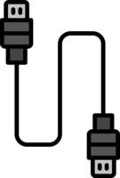 uSB kabel- vektor ikon