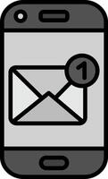 Email Benachrichtigung Vektor Symbol