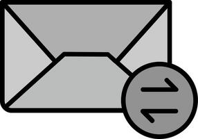 E-Mail-Vektorsymbol austauschen vektor