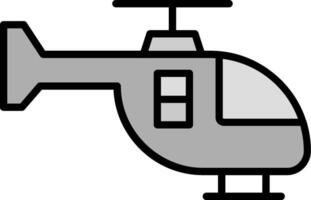 Hubschrauber-Vektor-Symbol vektor