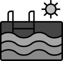 Schwimmbad-Vektor-Symbol vektor