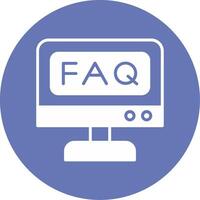 FAQ-Vektorsymbol vektor