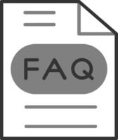 FAQ-Vektorsymbol vektor