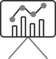 Statistiken Präsentation Vektor Symbol