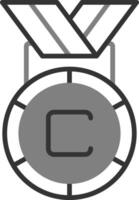 medalj vektor ikon