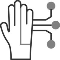 Hand-Vektor-Symbol vektor