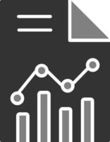 Statistiken Papier Vektor Symbol