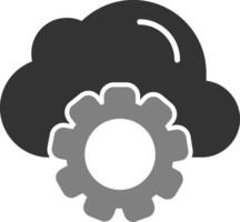 Cloud-Computing-Vektorsymbol vektor