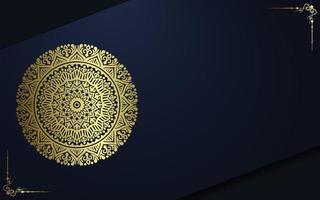 lyx prydnads mandala bakgrund med arabiska islamiska östra mönster stil premium vektor gratis vecto