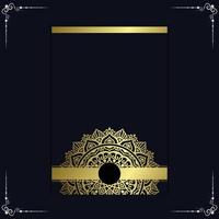 lyx prydnads mandala bakgrund med arabiska islamiska östra mönster stil premium vektor gratis vecto