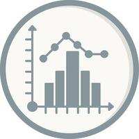 Histogramm-Vektorsymbol vektor