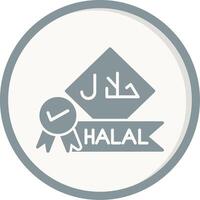 Symbol für Halal-Vektor vektor