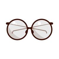 runde brille vintage vektor