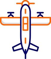 Wasserflugzeug Vektor Symbol