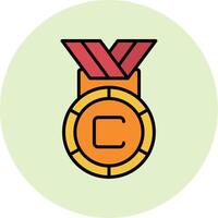 medalj vektor ikon