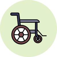 Rollstuhl-Vektor-Symbol vektor