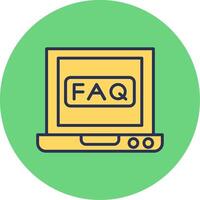 FAQ-Vektorsymbol vektor