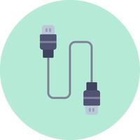 Vektorsymbol für USB-Kabel vektor