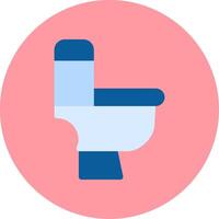Toilette Sitz Vektor Symbol