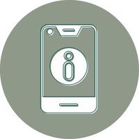 Smartphone Information Vektor Symbol