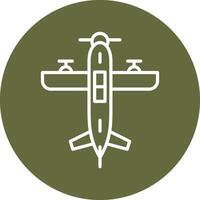 Wasserflugzeug Vektor Symbol