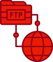 FTP-Vektorsymbol vektor