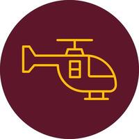 Hubschrauber-Vektor-Symbol vektor